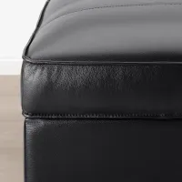 Fotoliu moale Ikea Kivik Black / Piele photo 2