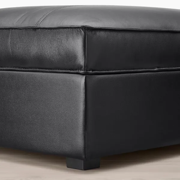 Fotoliu moale Ikea Kivik  Black / Piele  photo 3