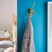 Cuier Ikea Kampig Aluminiu / Brass photo 2