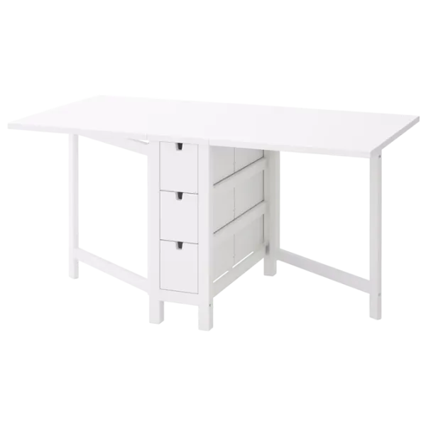 Set masă și scaune Ikea Norden/Frosvi Dreptunghiulară / PAL / White photo 2