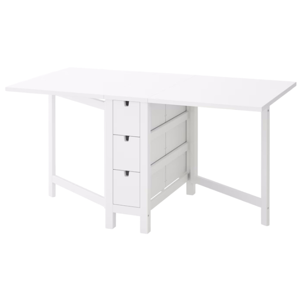 Set masă și scaune Ikea Norden/Frosvi Dreptunghiulară / PAL / White photo 2