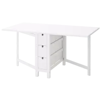 Set masă și scaune Ikea Norden/Frosvi Dreptunghiulară / PAL / White photo 2