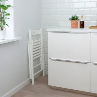 Set masă și scaune Ikea Norden/Frosvi Dreptunghiulară / PAL / White photo 4