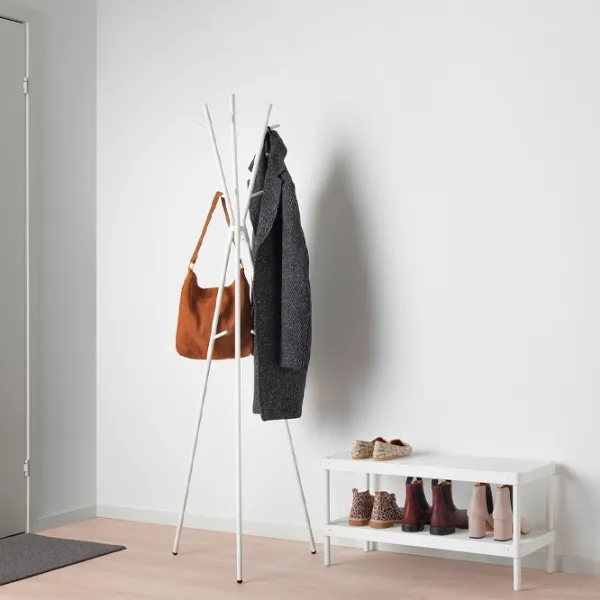 Вешалка Ikea Ekrar Алюминий / Белый photo 3 Вешалка Ikea Ekrar Алюминий / Белый photo 3