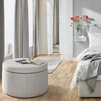 Fotoliu moale Ikea Sidsjo Beige / Stofă photo 3
