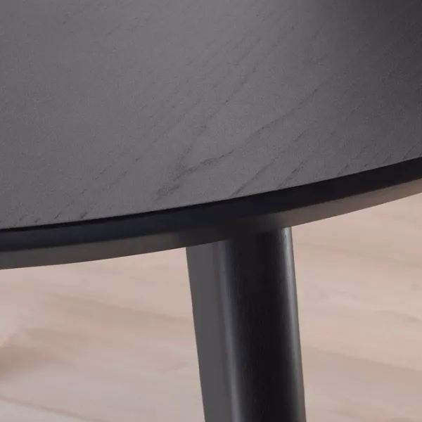 Обеденные стол со стульями Ikea Lisabo/Karlpetter/Gunnared Круглая / МДФ / Черный photo 5 Обеденные стол со стульями Ikea Lisabo/Karlpetter/Gunnared Круглая / МДФ / Черный photo 5