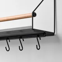 Cuier Ikea Akerbruk Masiv / Black photo 4
