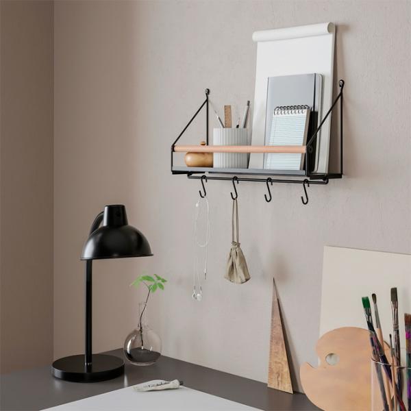 Вешалка Ikea Akerbruk Массив / Черный photo 6