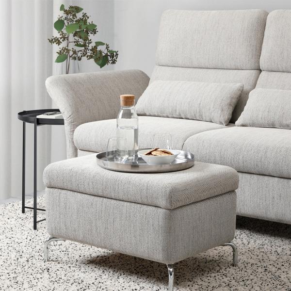 Пуф Ikea Fammarp Бежевый / Ткань  photo 3 Пуф Ikea Fammarp Бежевый / Ткань  photo 3