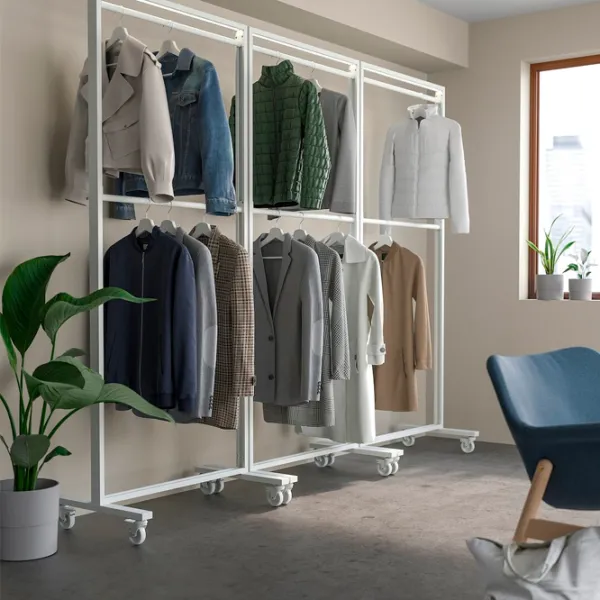 Вешалка Ikea Nittzon Металл / Белый photo 7