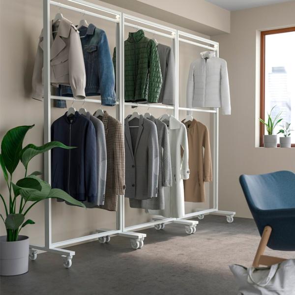 Вешалка Ikea Nittzon Металл / Белый photo 7