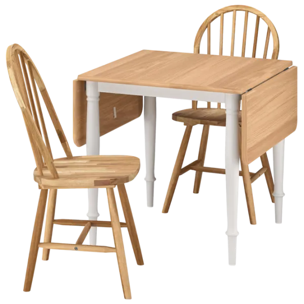 Set masă și scaune Ikea Danderyd/Skogsta Dreptunghiulară / PAL / Wood photo 1