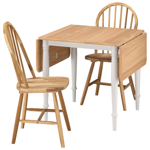 Set masă și scaune Ikea Danderyd/Skogsta Dreptunghiulară / PAL / Wood photo 1