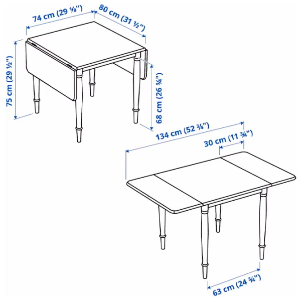 Set masă și scaune Ikea Danderyd/Skogsta Dreptunghiulară / PAL / Wood photo 7