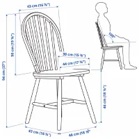 Set masă și scaune Ikea Danderyd/Skogsta Dreptunghiulară / PAL / Wood photo 8