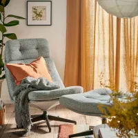 Fotoliu moale Ikea Havberg Gray / Stofă photo 3