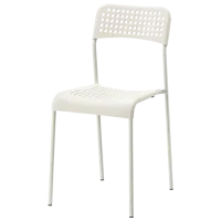 Set masă și scaune Ikea Melltorp/Adde Pătrată / PAL / White photo 2