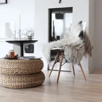 Пуф Ikea Alseda Wood / Банановое волокно photo 2