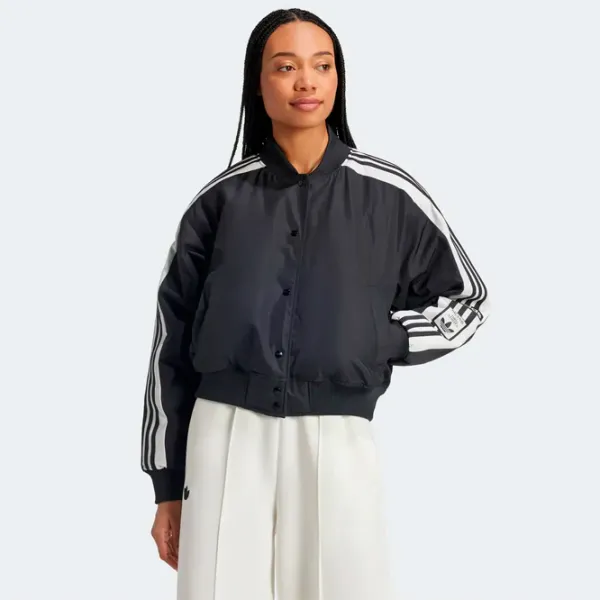 Hanorac pentru femei Adidas Adibreak Bomber Jacket Toamnă - Iarnă / Black photo 2