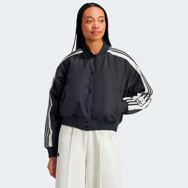 Hanorac pentru femei Adidas Adibreak Bomber Jacket Toamnă - Iarnă / Black photo 2