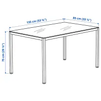 Set masă și scaune Ikea Torsby/Tobias Dreptunghiulară / PAL / White photo 4