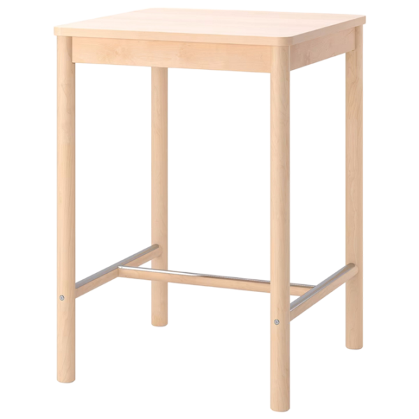 Обеденные стол со стульями Ikea Ronninge Квадратная / Дерево / Wood photo 2