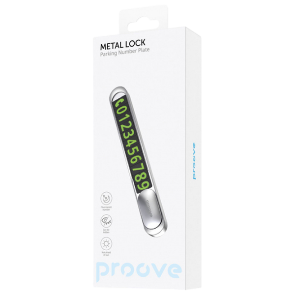 Парковочная карта Proove Metal Lock Серебряный photo 2