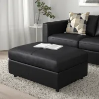 Fotoliu moale Ikea Vimle Black / Piele photo 2