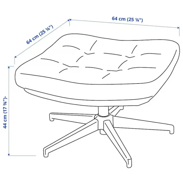 Fotoliu moale Ikea Havberg Black / Piele  photo 2 Fotoliu moale Ikea Havberg Black / Piele  photo 2