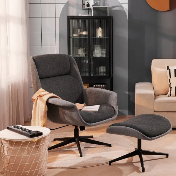 Пуф Ikea Aleby Серый / Ткань  photo 2