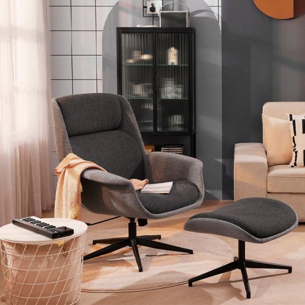 Пуф Ikea Aleby Серый / Ткань  photo 2