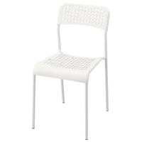 Set masă și scaune Ikea Vangsta/Adde Dreptunghiulară / PAL / White photo 3