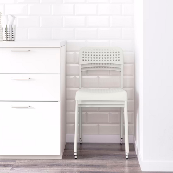 Set masă și scaune Ikea Vangsta/Adde Dreptunghiulară / PAL / White photo 4 Set masă și scaune Ikea Vangsta/Adde Dreptunghiulară / PAL / White photo 4
