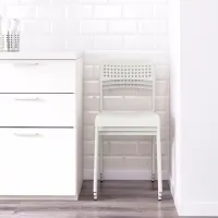 Set masă și scaune Ikea Vangsta/Adde Dreptunghiulară / PAL / White photo 4