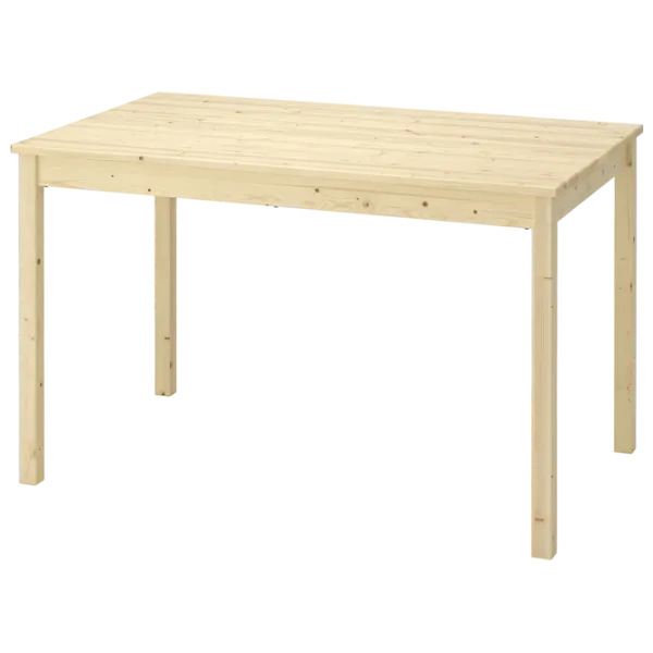 Set masă și scaune Ikea Ingo/Ivar Dreptunghiulară / Lemn / Wood photo 2