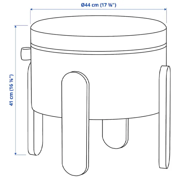 Fotoliu moale Ikea Forlunda Wood / Stofă  photo 3