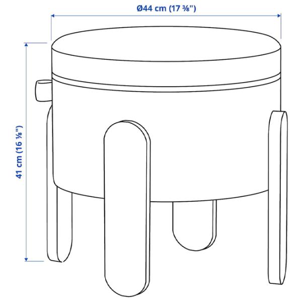 Fotoliu moale Ikea Forlunda Wood / Stofă  photo 3