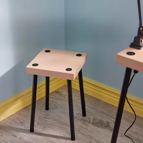 Обеденные стол со стульями Ikea Fridnas Прямоугольная / ДСП / Wood photo 3