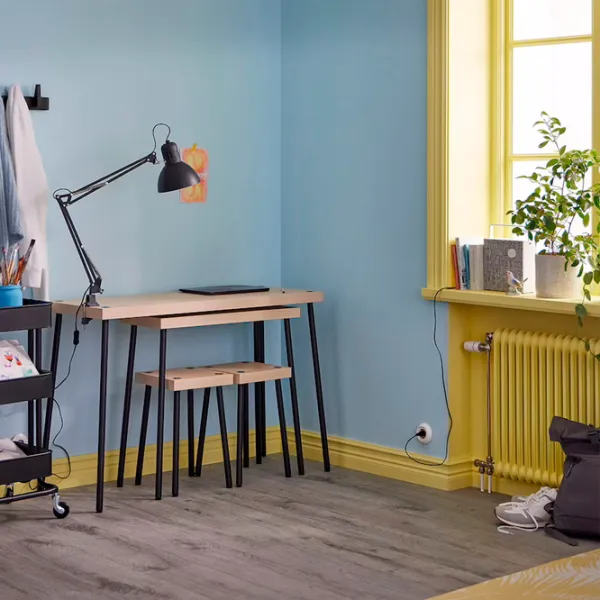 Обеденные стол со стульями Ikea Fridnas Прямоугольная / ДСП / Wood photo 5