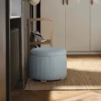 Fotoliu moale Ikea Aterloga Blue / Stofă photo 2