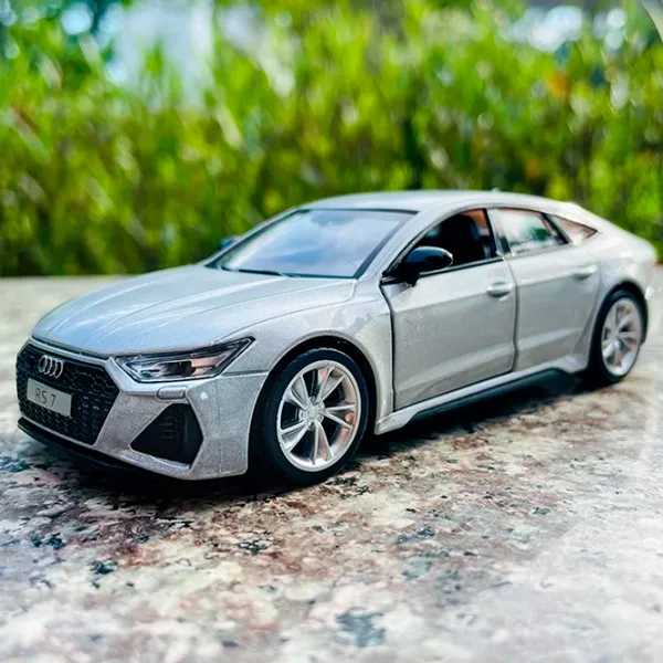 Mașină Richi Tichi Audi RS 7 Sportback 4895263400102  / / White Gray photo 5 Mașină Richi Tichi Audi RS 7 Sportback 4895263400102  / / White Gray photo 5