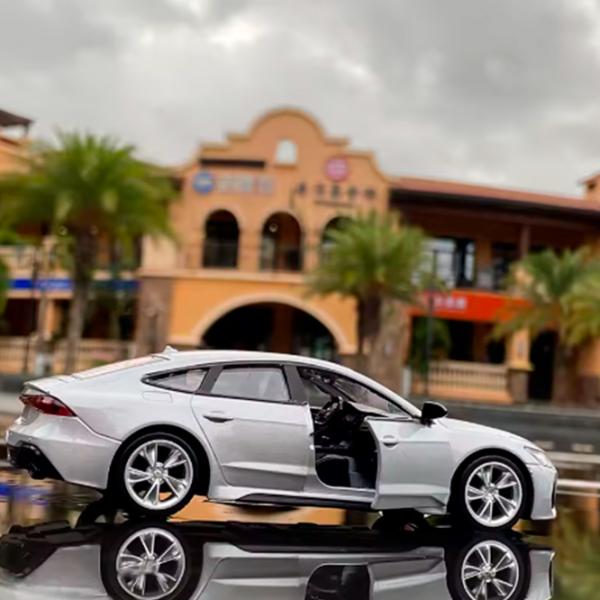 Mașină Richi Tichi Audi RS 7 Sportback 4895263400102  / / White Gray photo 6 Mașină Richi Tichi Audi RS 7 Sportback 4895263400102  / / White Gray photo 6