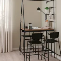 Set masă și scaune Ikea Haverud/Stig Dreptunghiulară / PAL / Brown photo 4