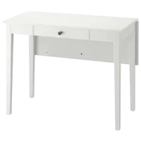 Set masă și scaune Ikea Idanas/Ingolf/Hallarp Dreptunghiulară / PAL / White photo 2