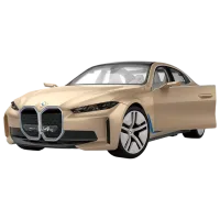 Машинка RC BMW i4 8600021298534 10 км/ч / 2.4 ГГц / Серый Кремовый