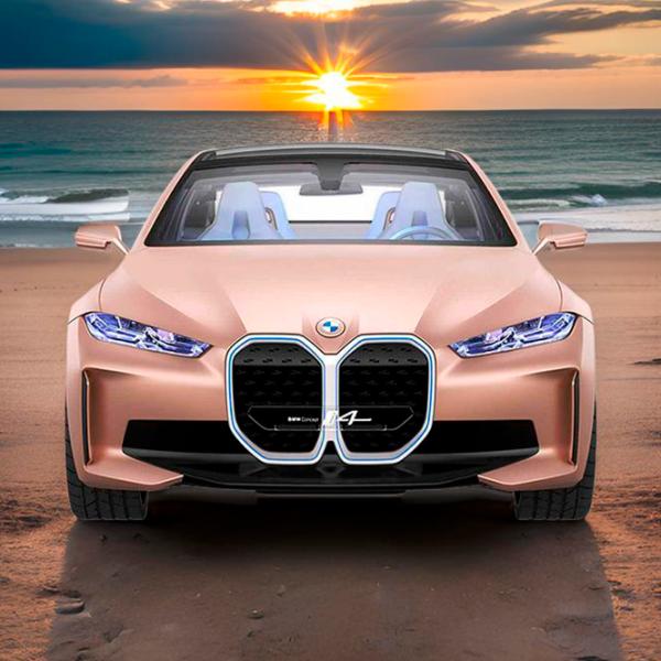 Mașină RC BMW i4 8600021298534 10 km/h / 2.4 GHz / Gray Cream photo 7