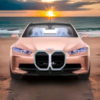 Mașină RC BMW i4 8600021298534 10 km/h / 2.4 GHz / Gray Cream photo 7
