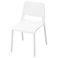 Set masă și scaune Ikea Vangsta/Teodores Dreptunghiulară / PAL / White photo 2