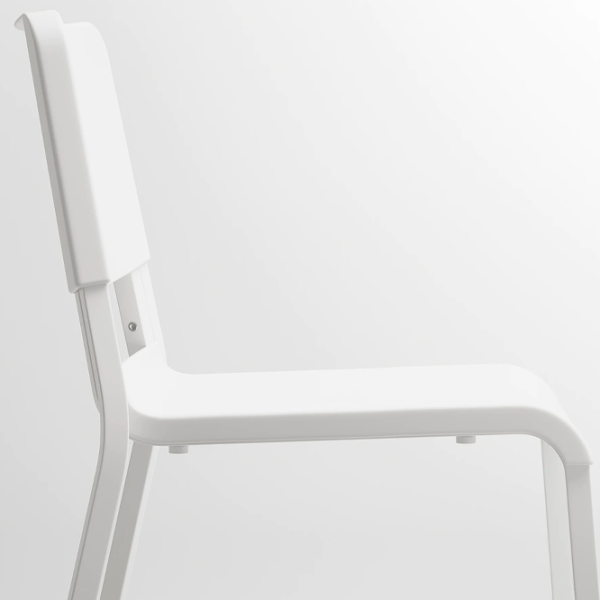 Set masă și scaune Ikea Vangsta/Teodores Dreptunghiulară / PAL / White photo 3