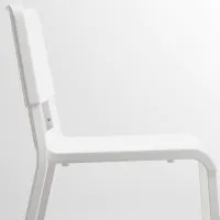 Set masă și scaune Ikea Vangsta/Teodores Dreptunghiulară / PAL / White photo 3